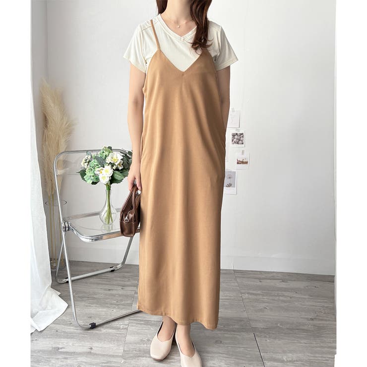 キャミソールロングワンピース レディース ゆったり | Amulet | 詳細画像2 