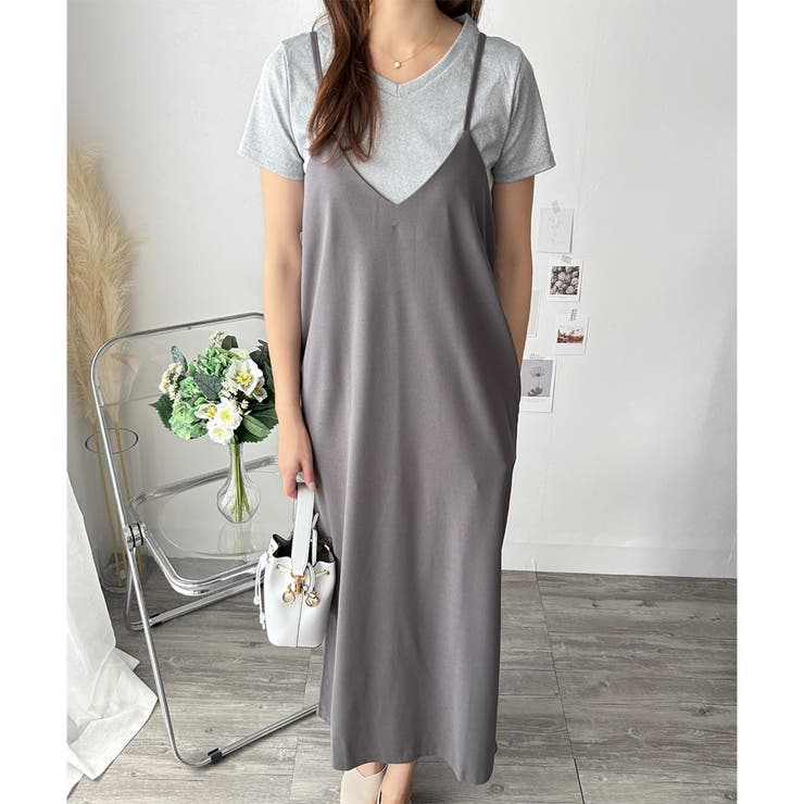 キャミソールロングワンピース レディース ゆったり | Amulet | 詳細画像20 