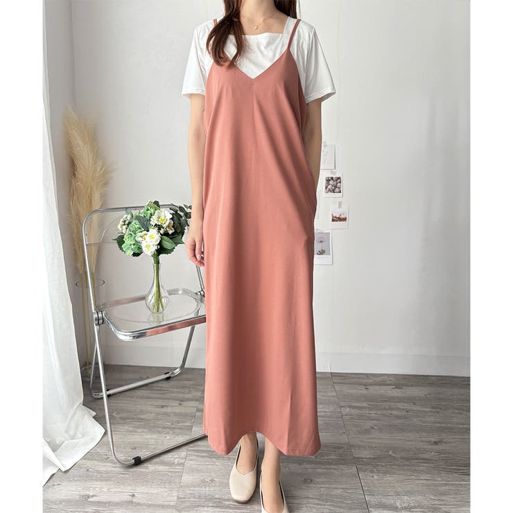 キャミソールロングワンピース レディース ゆったり | Amulet | 詳細画像4 