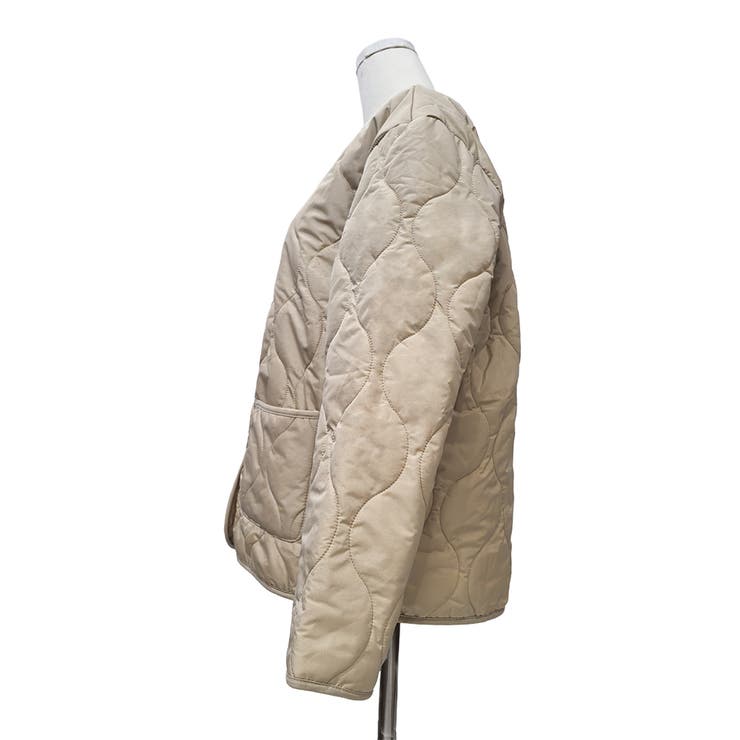 キルティングノーカラーボアアウター レディース 秋冬 | Amulet | 詳細画像32 