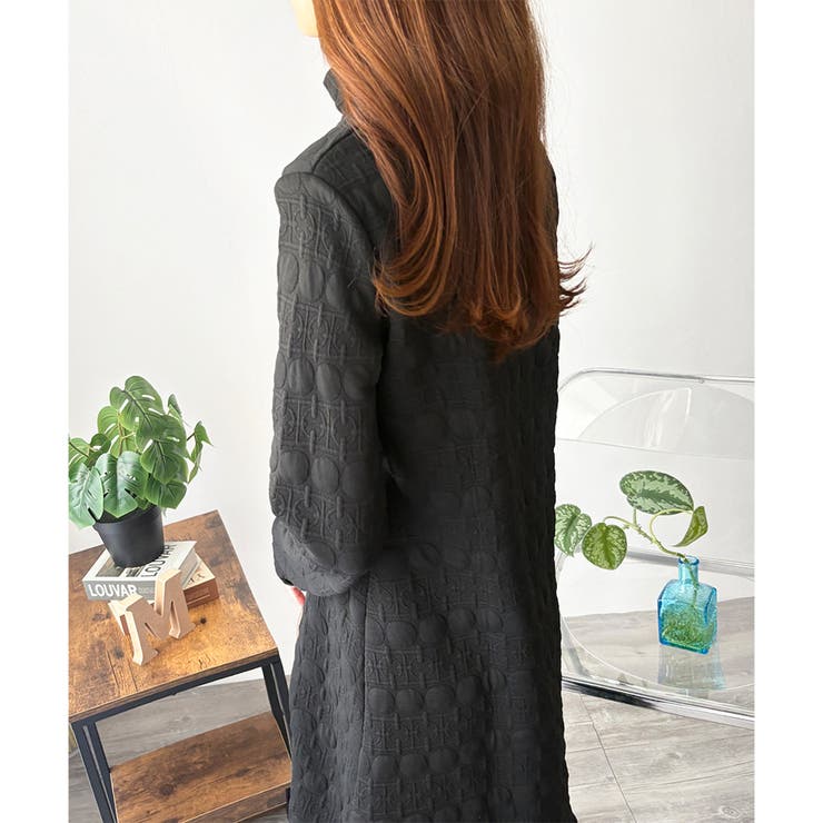 長袖チュニックワンピース ゆったり 体型カバー | Amulet | 詳細画像19 