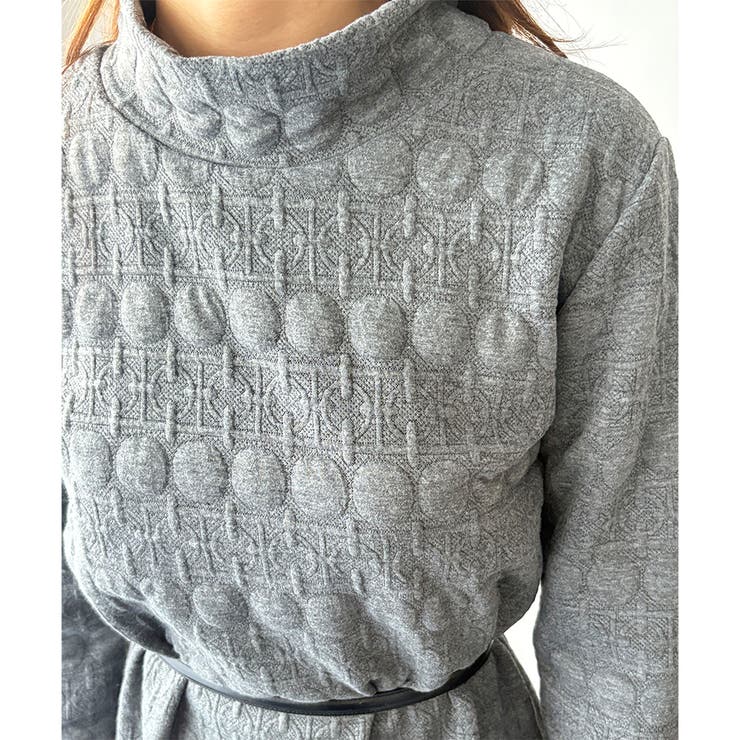 長袖チュニックワンピース ゆったり 体型カバー | Amulet | 詳細画像21 