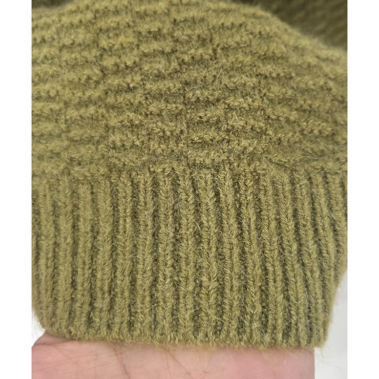 ケーブル編み風ハイネックニットプルオーバー レディース 秋冬 | Amulet | 詳細画像26 