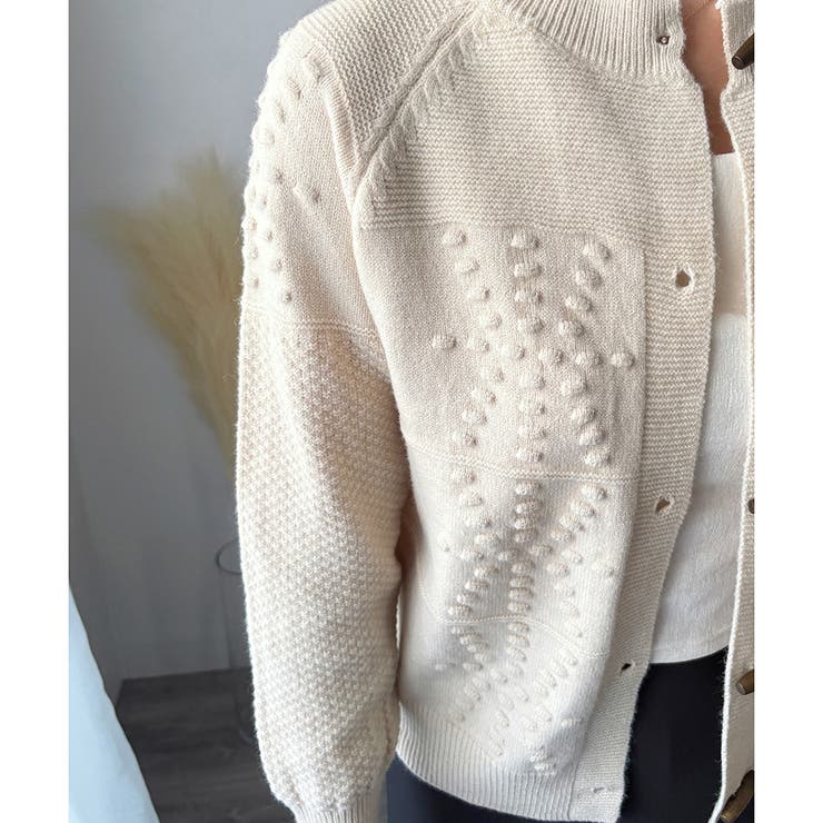 トグルボタンナチュラルカーディガン レディース ゆるシルエット | Amulet | 詳細画像27 