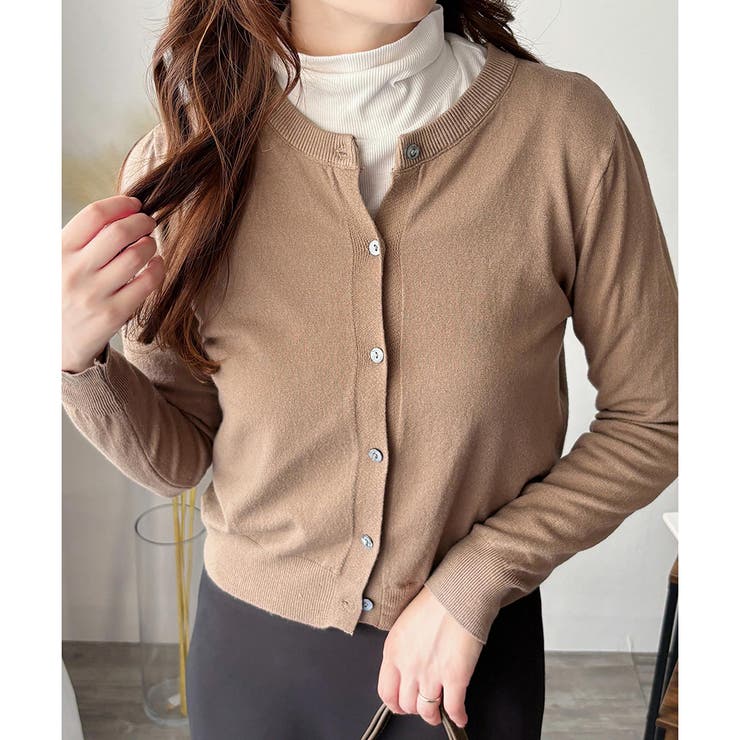 ソフトタッチニットカーディガン レディース 秋冬 | Amulet | 詳細画像19 