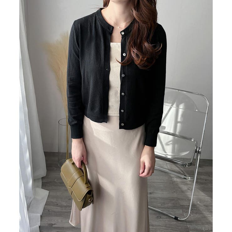 ソフトタッチニットカーディガン レディース 秋冬 | Amulet | 詳細画像22 