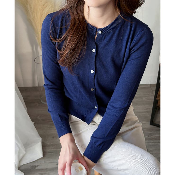 ソフトタッチニットカーディガン レディース 秋冬 | Amulet | 詳細画像29 