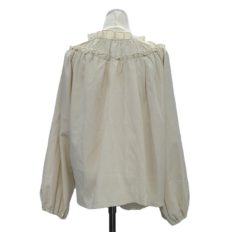 フリルネックボリュームスリーブブラウス レディース 長袖 | Amulet | 詳細画像22 