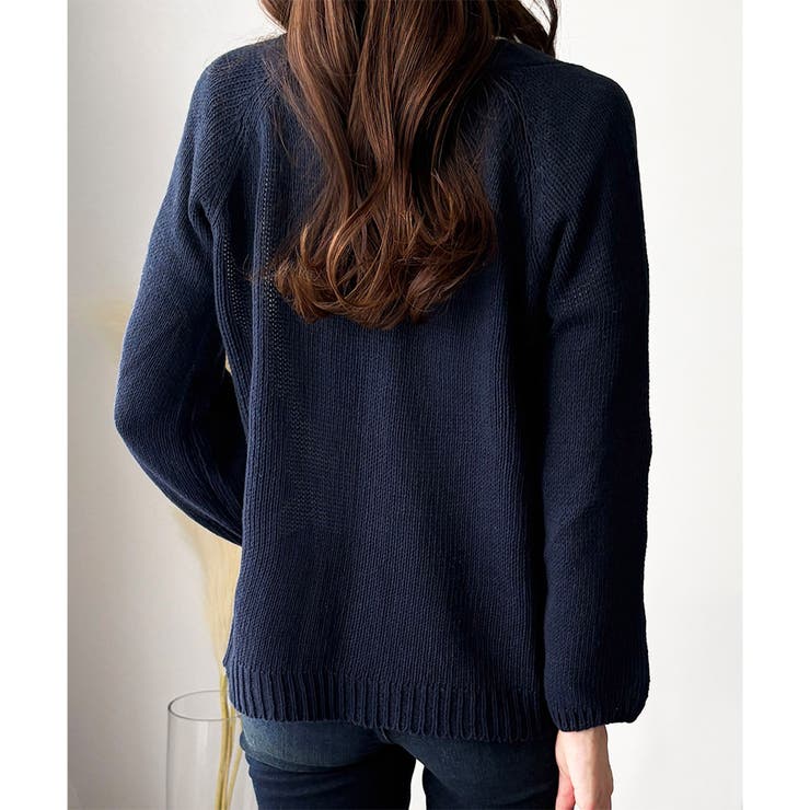 コンパクトニットカーディガン レディース ショート丈 | Amulet | 詳細画像21 