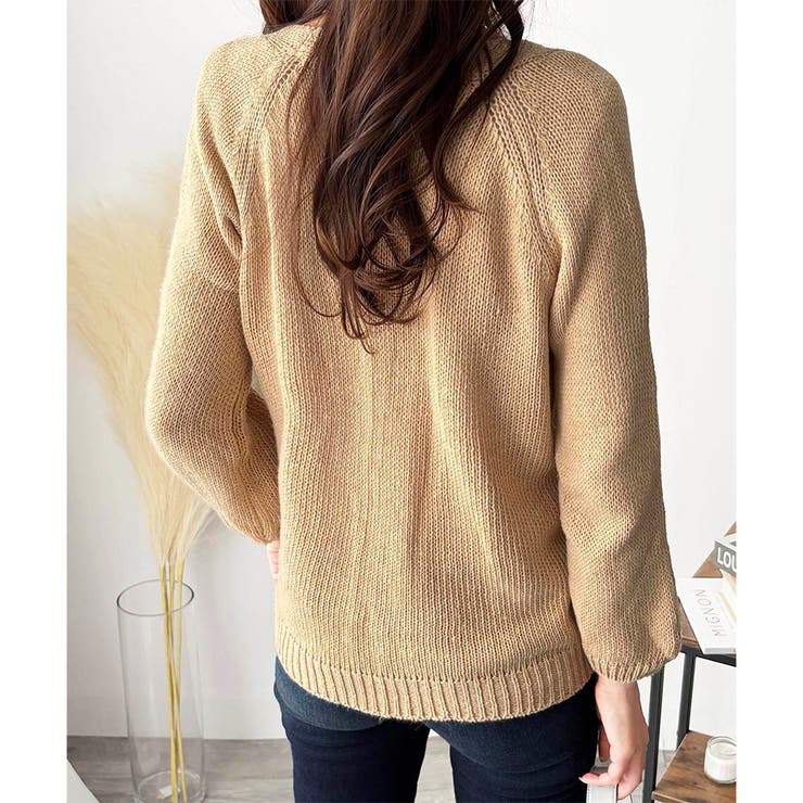 コンパクトニットカーディガン レディース ショート丈 | Amulet | 詳細画像25 