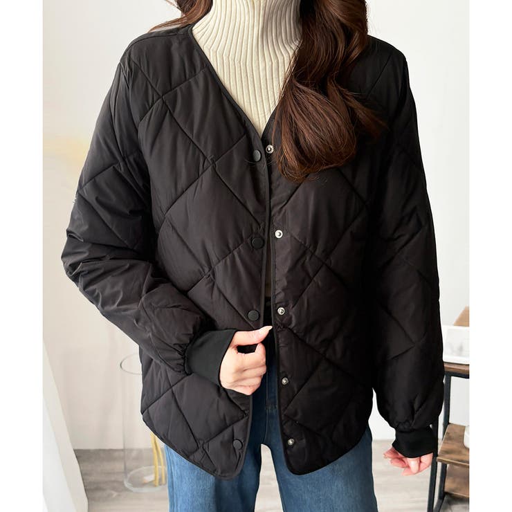 キルティングジャケット レディース 軽量 | Amulet | 詳細画像13 