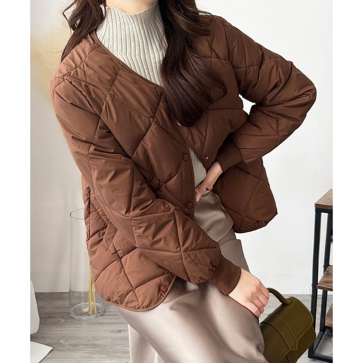 キルティングジャケット レディース 軽量 | Amulet | 詳細画像16 