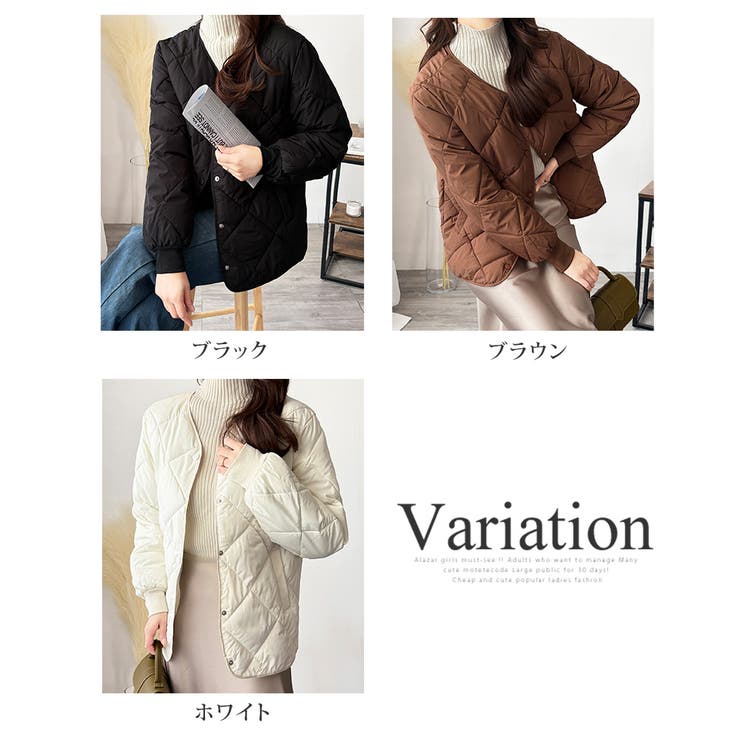 キルティングジャケット レディース 軽量 | Amulet | 詳細画像5 