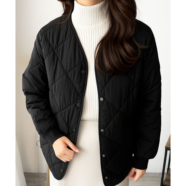 キルティングジャケット レディース 軽量 | Amulet | 詳細画像9 