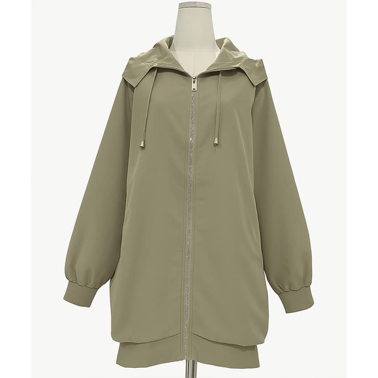 フード付きカジュアルジャケット 春秋 ゆったり | Amulet | 詳細画像25 