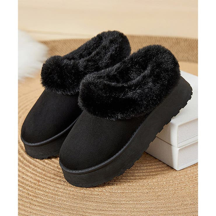 厚底フェイクファーシューズ レディース 秋冬 | Amulet | 詳細画像11 