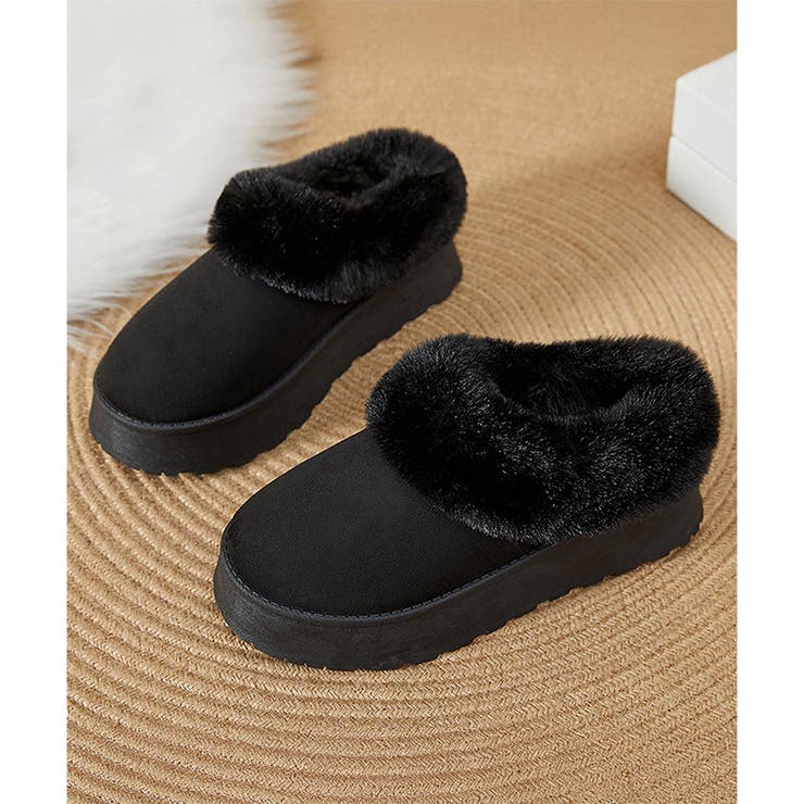 厚底フェイクファーシューズ レディース 秋冬 | Amulet | 詳細画像12 