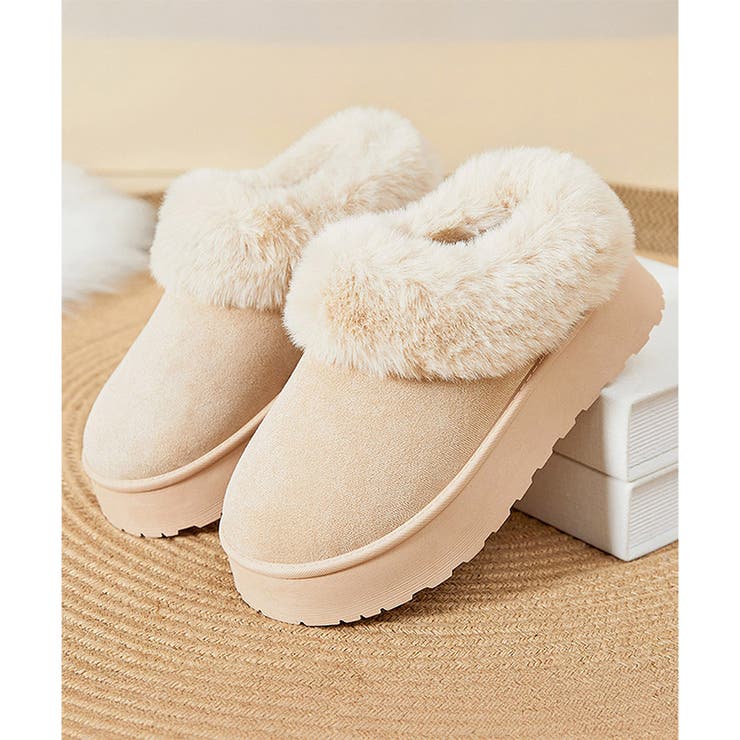 厚底フェイクファーシューズ レディース 秋冬 | Amulet | 詳細画像15 