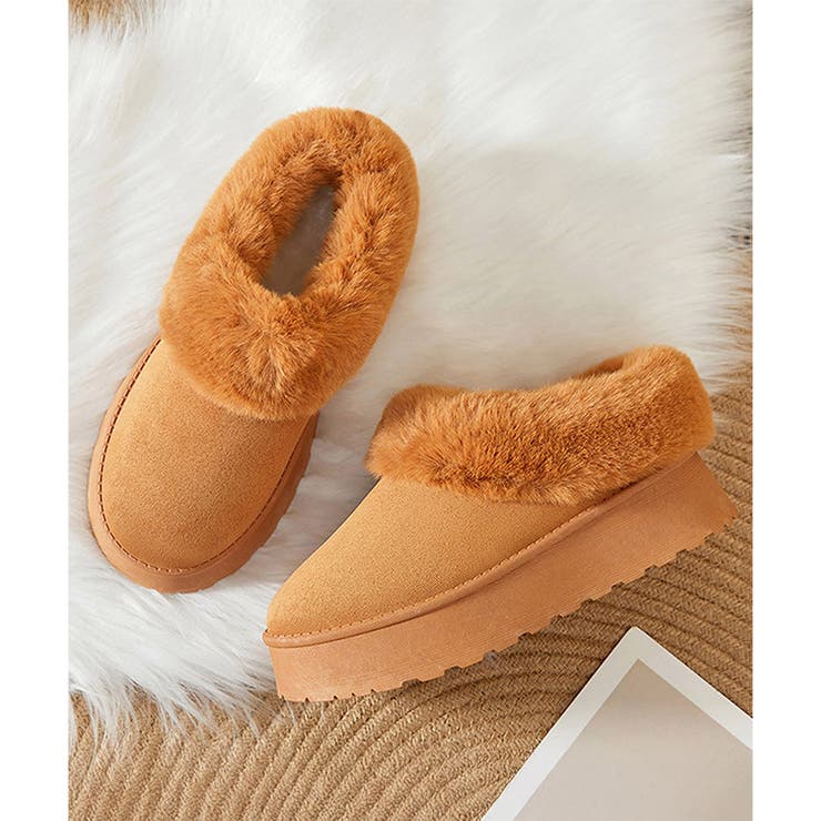 厚底フェイクファーシューズ レディース 秋冬 | Amulet | 詳細画像16 