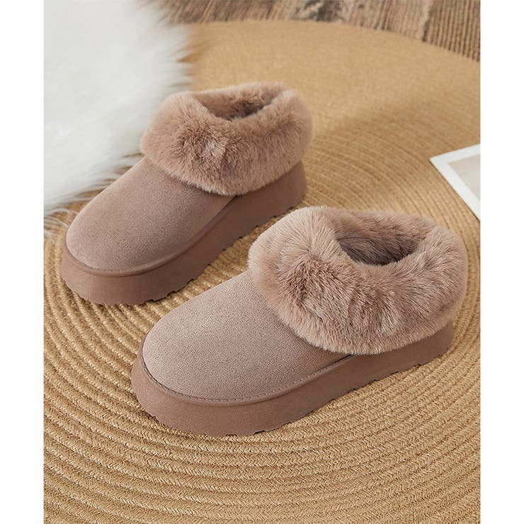 厚底フェイクファーシューズ レディース 秋冬 | Amulet | 詳細画像19 