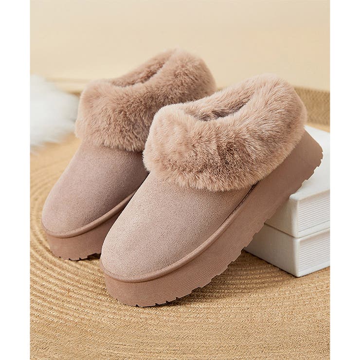 厚底フェイクファーシューズ レディース 秋冬 | Amulet | 詳細画像9 