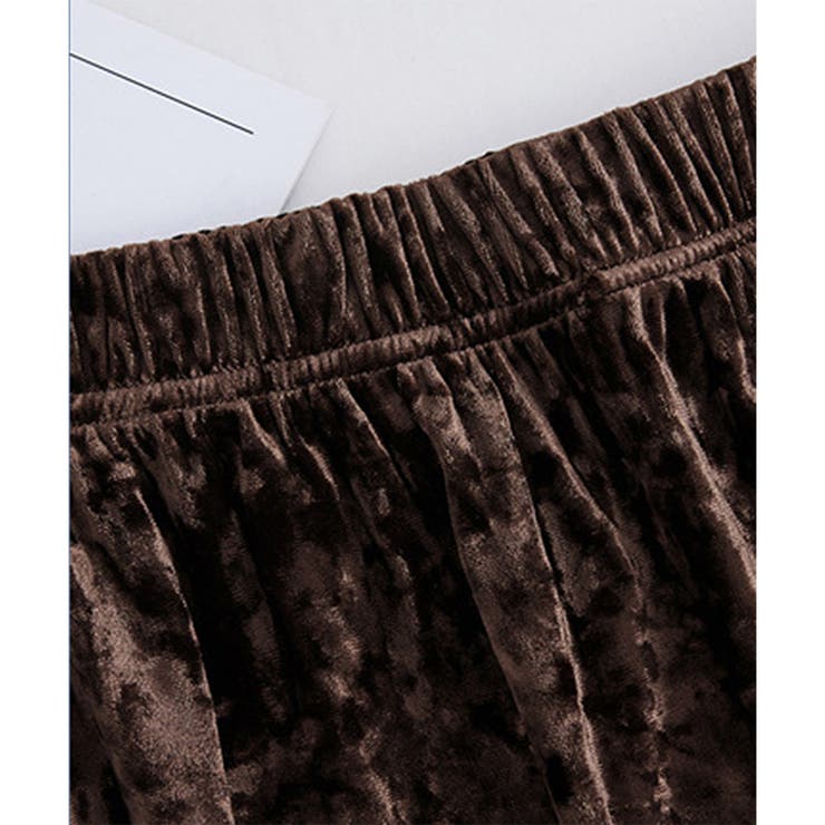 ベロア風ロングスカート レディース 秋冬 | Amulet | 詳細画像24 