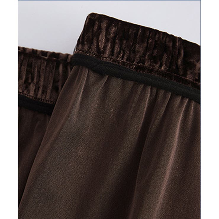 ベロア風ロングスカート レディース 秋冬 | Amulet | 詳細画像25 