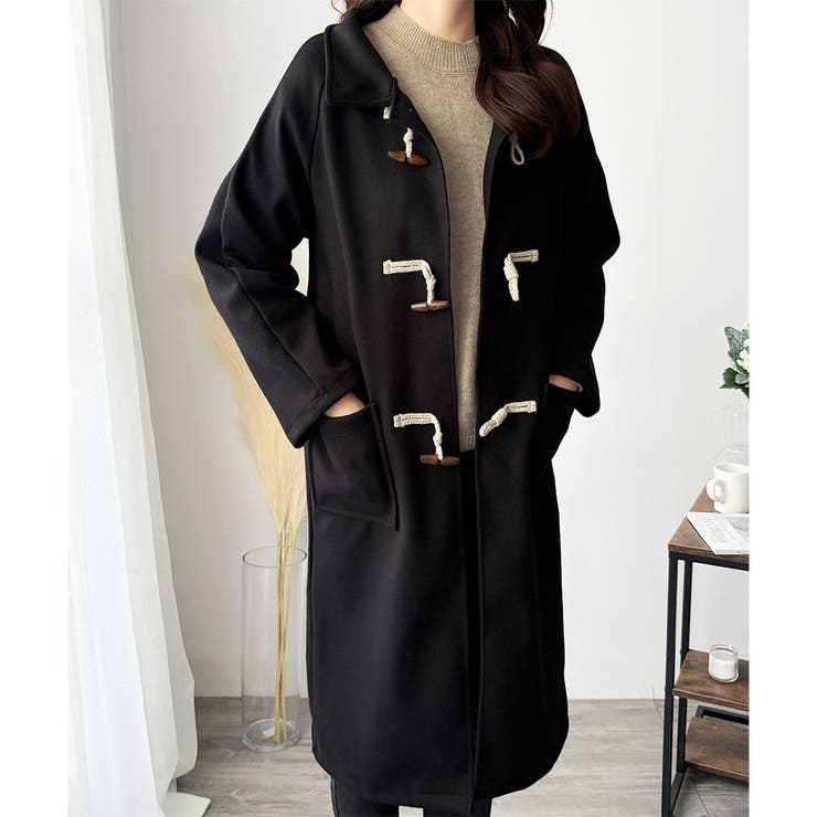 トグルボタンロング丈コート レディース 秋冬 | Amulet | 詳細画像10 