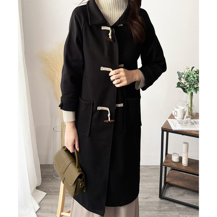 トグルボタンロング丈コート レディース 秋冬 | Amulet | 詳細画像11 