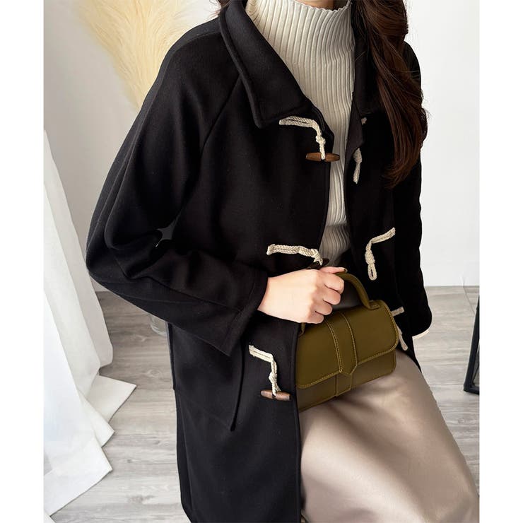 トグルボタンロング丈コート レディース 秋冬 | Amulet | 詳細画像12 