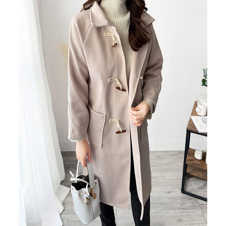 トグルボタンロング丈コート レディース 秋冬 | Amulet | 詳細画像17 