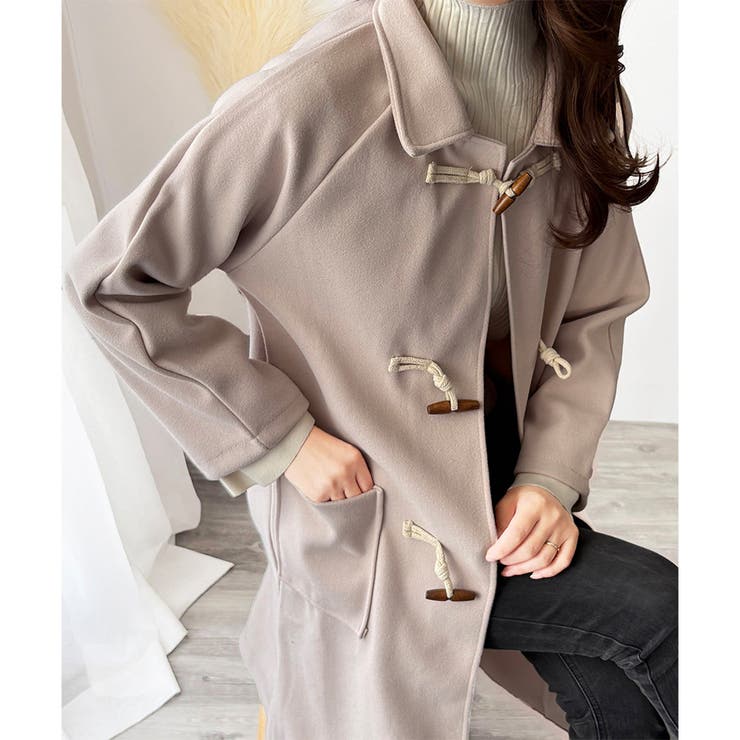 トグルボタンロング丈コート レディース 秋冬 | Amulet | 詳細画像20 