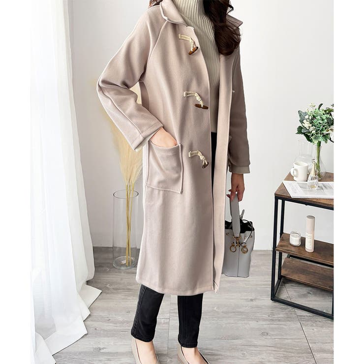 トグルボタンロング丈コート レディース 秋冬 | Amulet | 詳細画像21 