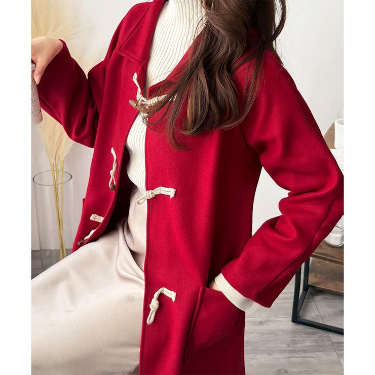 トグルボタンロング丈コート レディース 秋冬 | Amulet | 詳細画像27 