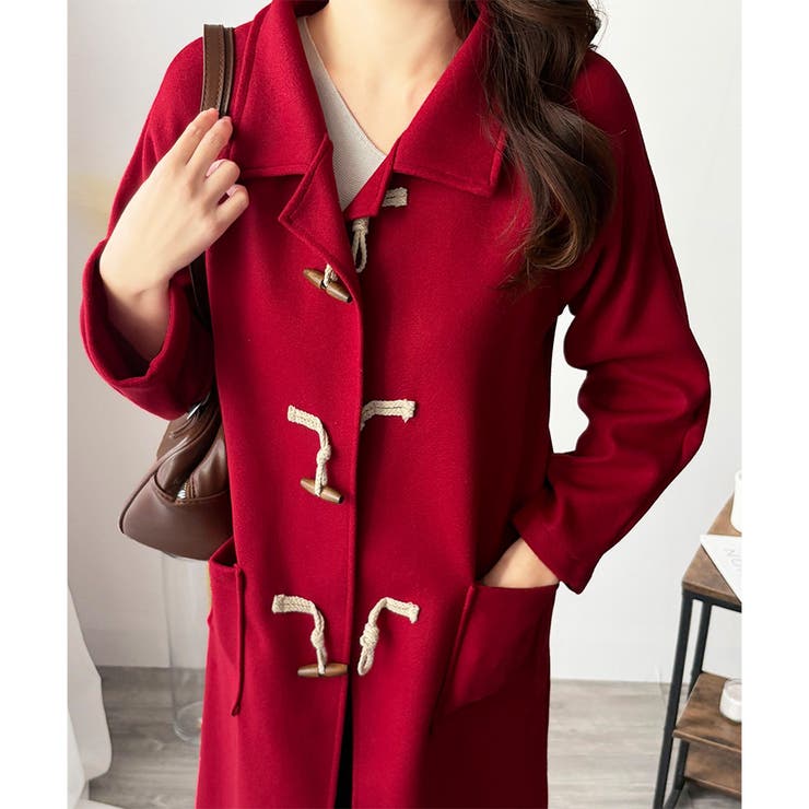 トグルボタンロング丈コート レディース 秋冬 | Amulet | 詳細画像28 