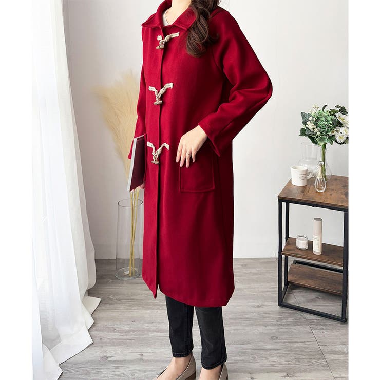 トグルボタンロング丈コート レディース 秋冬 | Amulet | 詳細画像30 