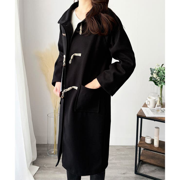 トグルボタンロング丈コート レディース 秋冬 | Amulet | 詳細画像9 