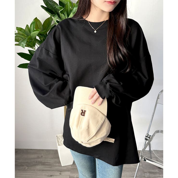 ルーズシルエットカットソー レディース 体型カバー | Amulet | 詳細画像13 