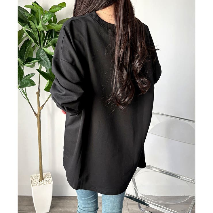 ルーズシルエットカットソー レディース 体型カバー | Amulet | 詳細画像16 