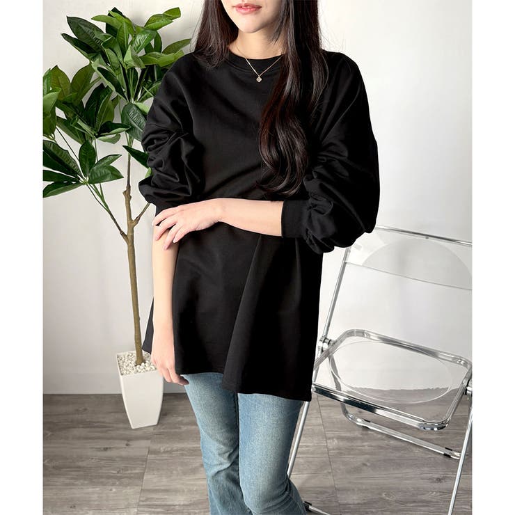 ルーズシルエットカットソー レディース 体型カバー | Amulet | 詳細画像17 