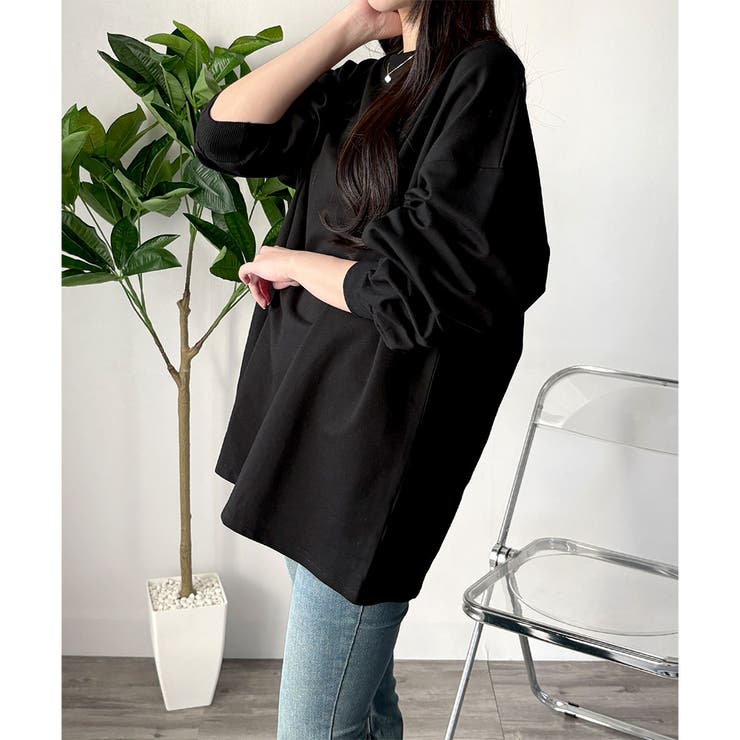 ルーズシルエットカットソー レディース 体型カバー | Amulet | 詳細画像18 