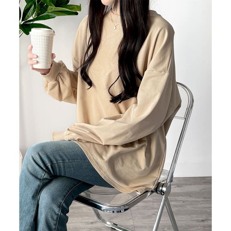 ルーズシルエットカットソー レディース 体型カバー | Amulet | 詳細画像24 