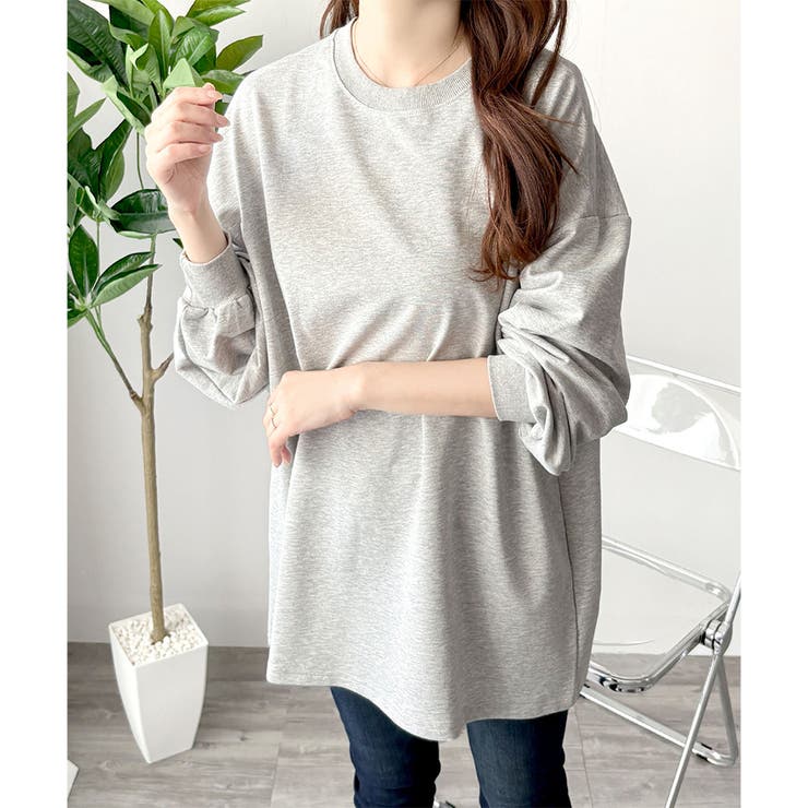 ルーズシルエットカットソー レディース 体型カバー | Amulet | 詳細画像28 