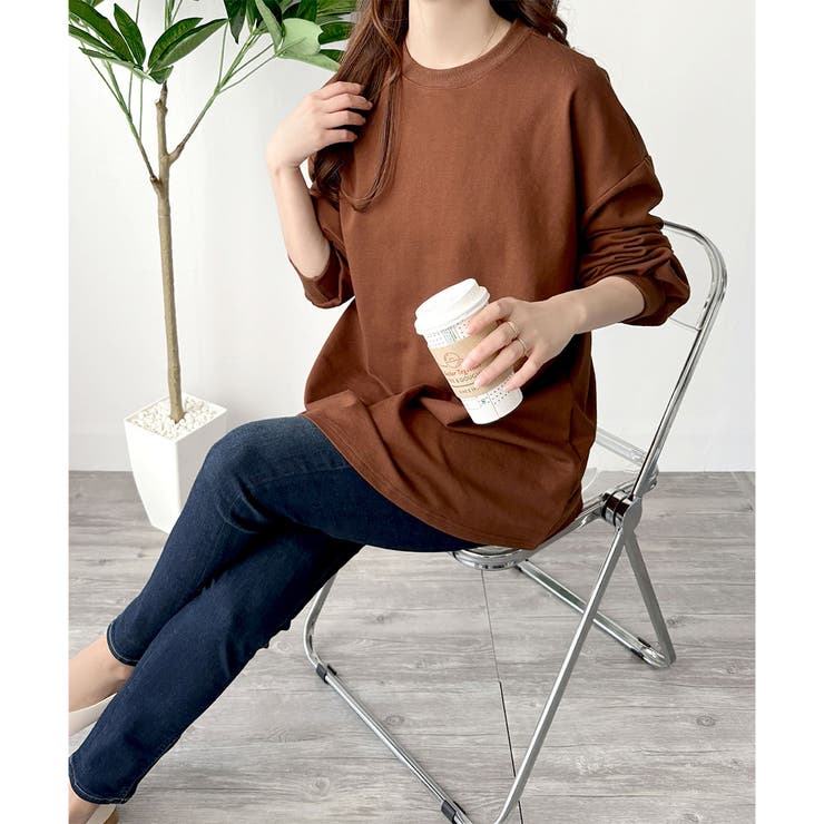 ルーズシルエットカットソー レディース 体型カバー | Amulet | 詳細画像31 