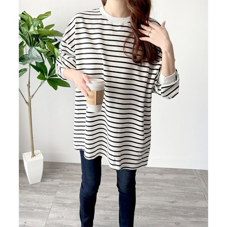 ルーズシルエットカットソー レディース 体型カバー | Amulet | 詳細画像33 