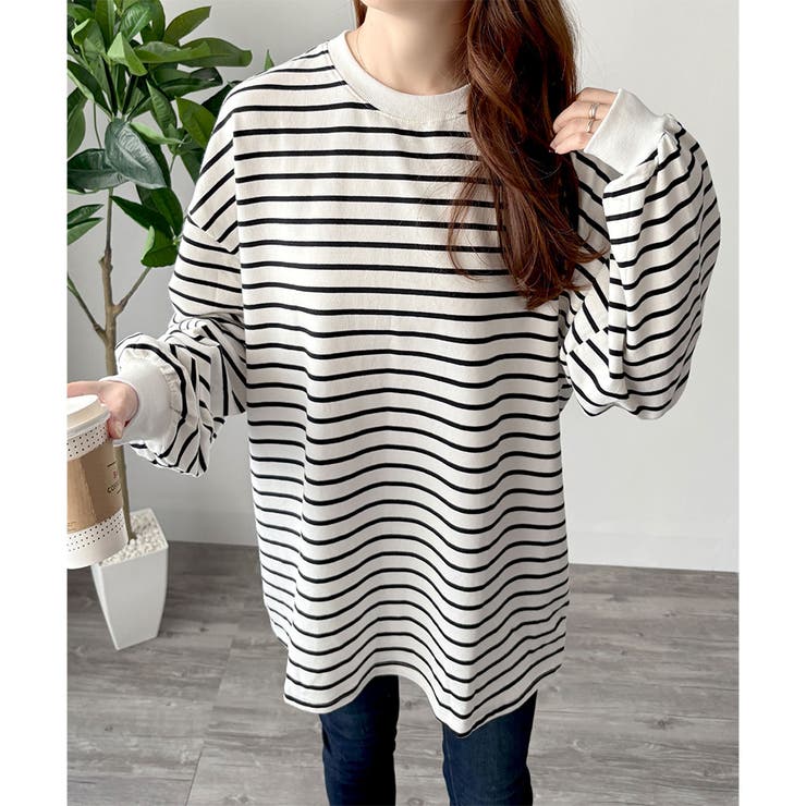 ルーズシルエットカットソー レディース 体型カバー | Amulet | 詳細画像34 