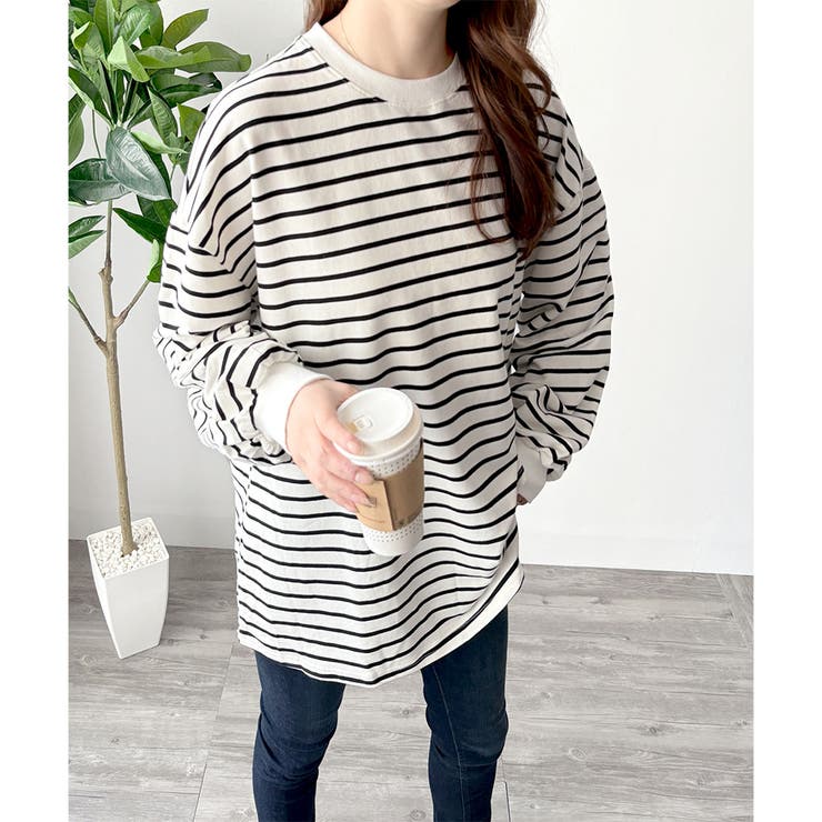 ルーズシルエットカットソー レディース 体型カバー | Amulet | 詳細画像35 