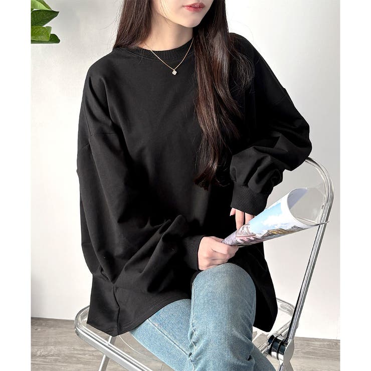 ルーズシルエットカットソー レディース 体型カバー | Amulet | 詳細画像7 