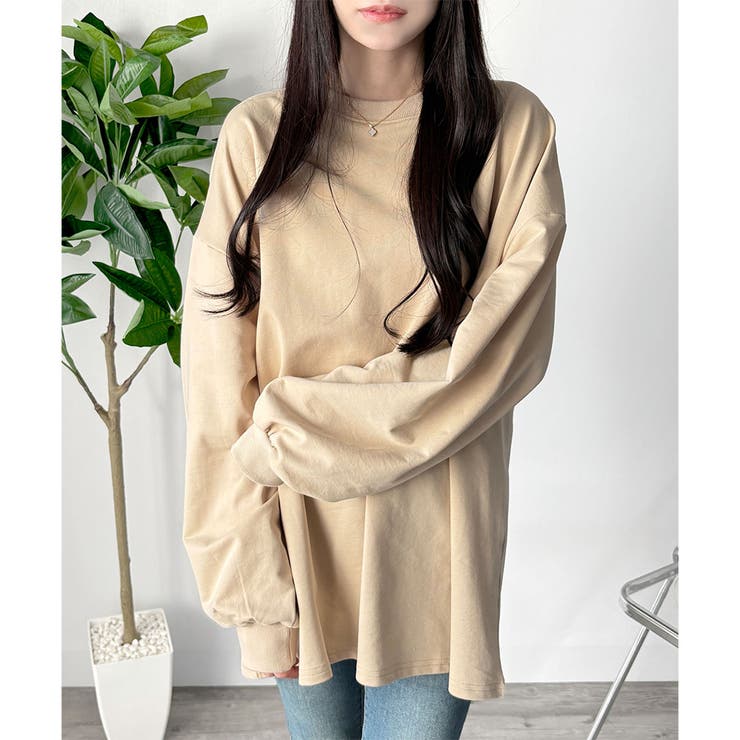 ルーズシルエットカットソー レディース 体型カバー | Amulet | 詳細画像8 