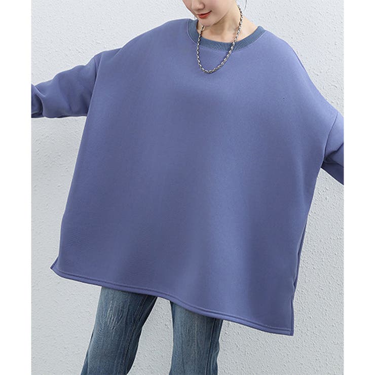 ラウンドネックオーバーサイズプルオーバー レディース 長袖 | Amulet | 詳細画像26 